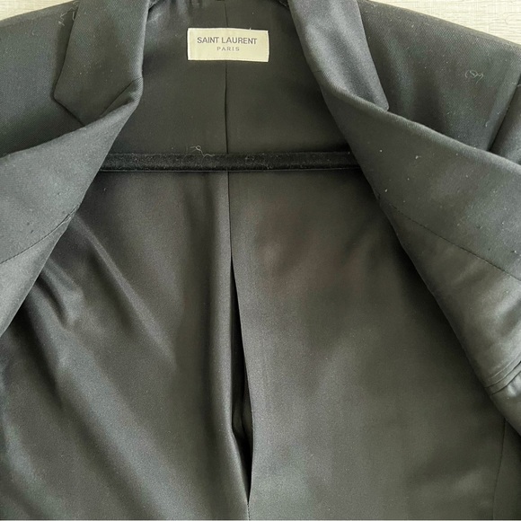 Saint Laurent YSL Black Blazer Classic Jacket - Picture 7 of 12